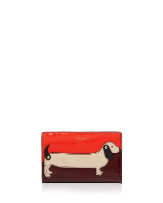 tory burch dog wallet