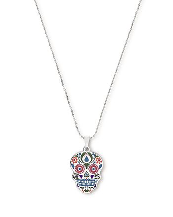 Alex and ani skull necklace Clearance