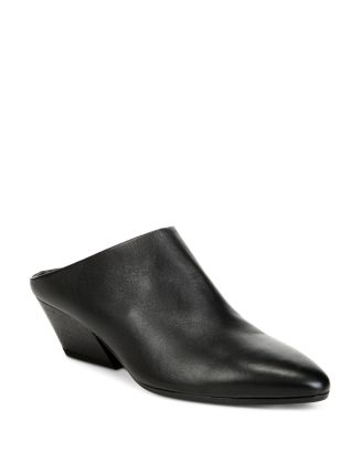 Vince Women's Vigo Leather Pointed Toe Mules Bloomingdale's