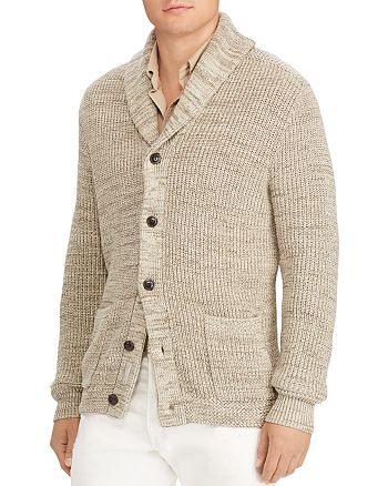 Polo Ralph Lauren Cotton Shawl-Collar Cardigan Sweater | Bloomingdale's