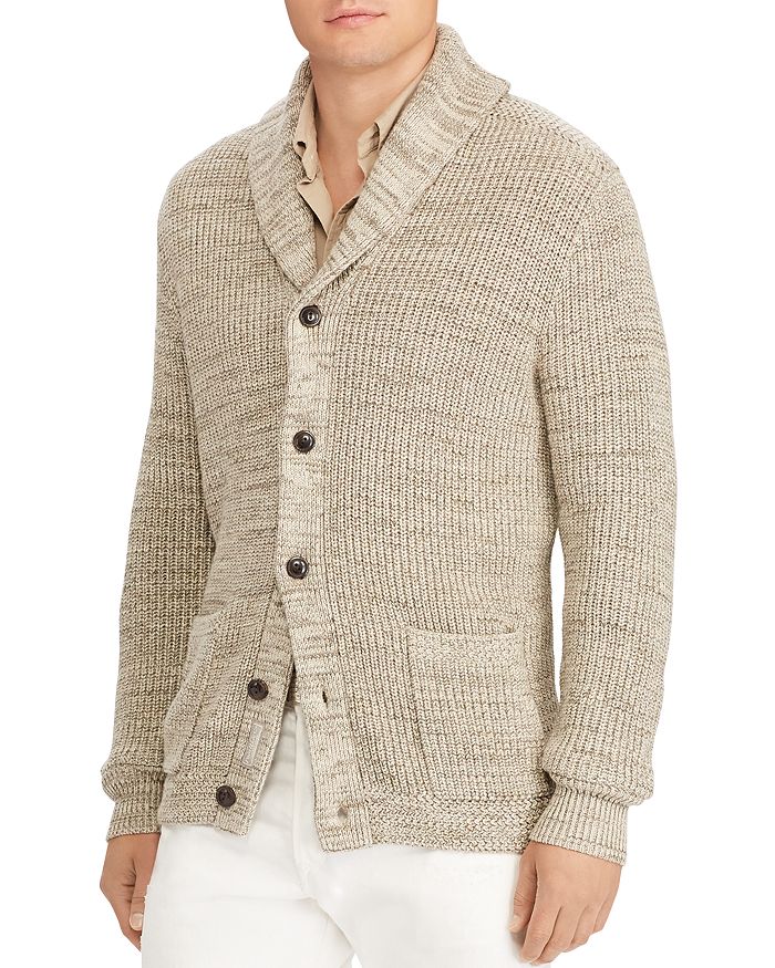Polo Ralph Lauren Cotton Shawl-Collar Cardigan Sweater | Bloomingdale's