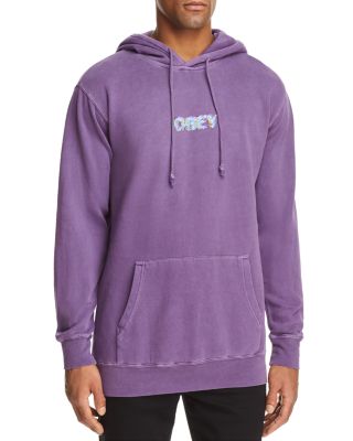 purple obey hoodie