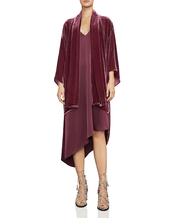 Bcbg velvet coat online