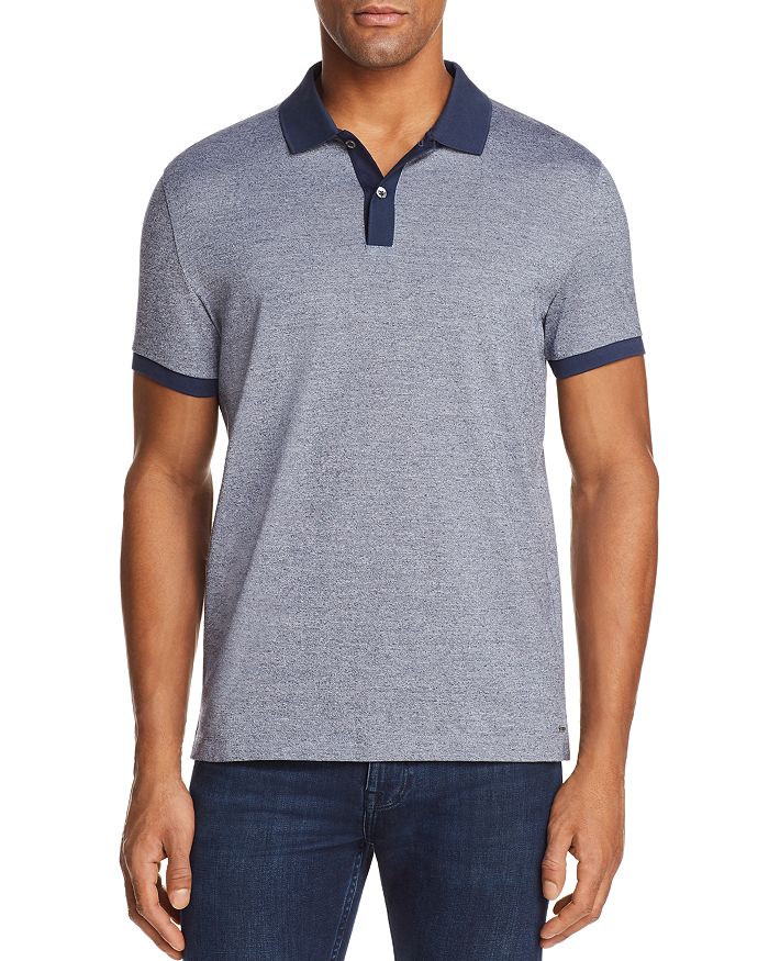 BOSS Phillipson Mouline Short Sleeve Polo Shirt | Bloomingdale's
