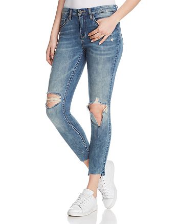 BLANKNYC - Distressed Skinny Jeans in Shot Not Blue