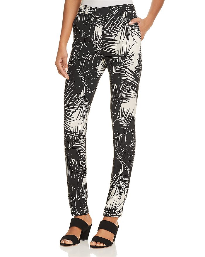 Theory Printed Silk Boyfriend Pants Bloomingdale s