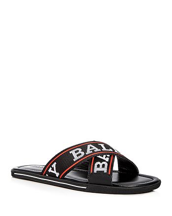 Bally Men's Bonks Logo Slide Sandals | Bloomingdale's