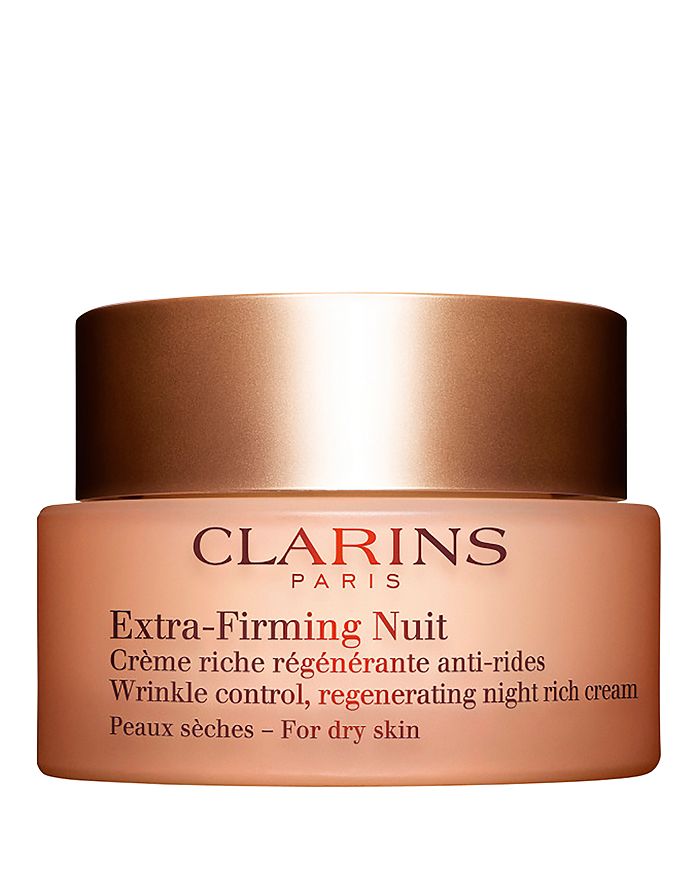 Shop Clarins Extra-firming & Smoothing Night Moisturizer For Dry Skin