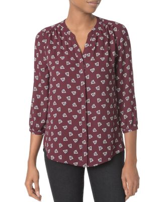 NYDJ Pleat Back Blouse | Bloomingdale's