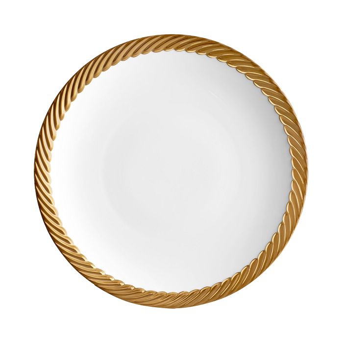 Shop L'objet Corde Dinner Plate In Gold
