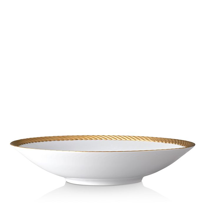 Shop L'objet Corde Soup Plate In Gold