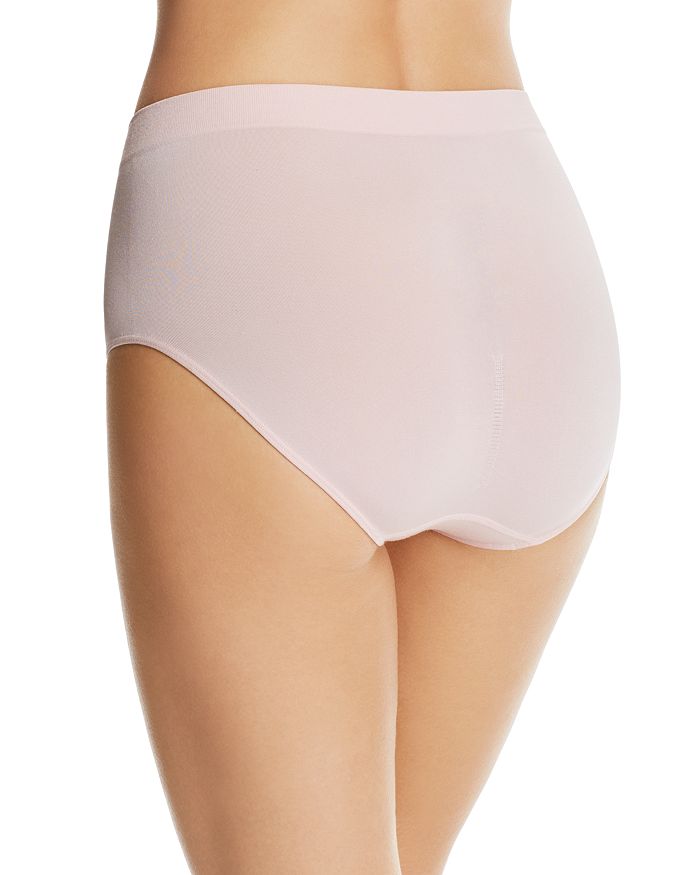 Shop Wacoal B.smooth Seamless Briefs In Chalk Pink