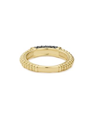 Gold & Black Caviar Collection 18K Gold & Black Diamond Ring 