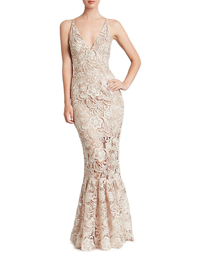 Dress the Population Sophia Lace Mermaid Gown Bloomingdale s