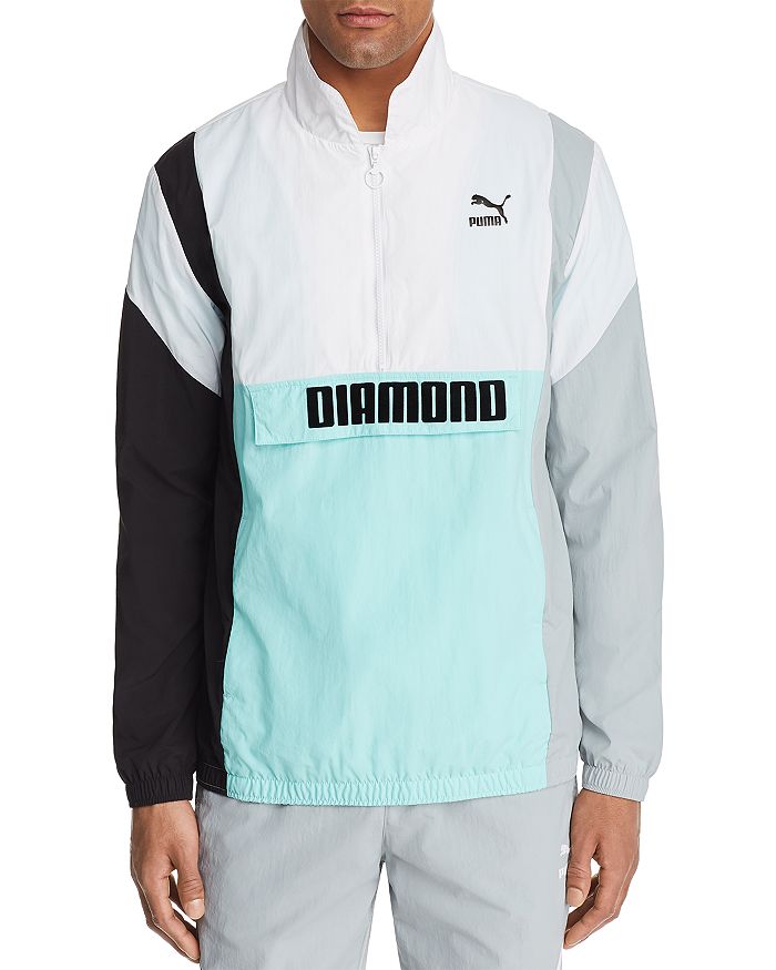 PUMA Color-Block Windbreaker Anorak Jacket | Bloomingdale's