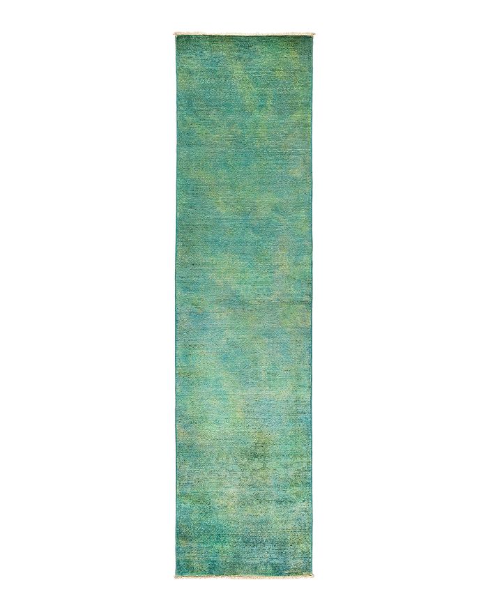 Bloomingdale's Vibrance Runner Rug, 2'6 X 9'10 In Green