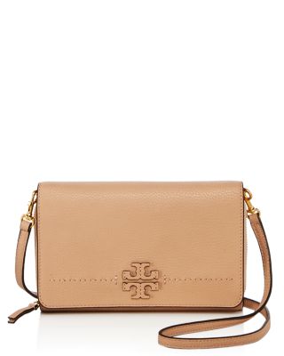 Tory Burch McGraw Flat Leather Wallet 