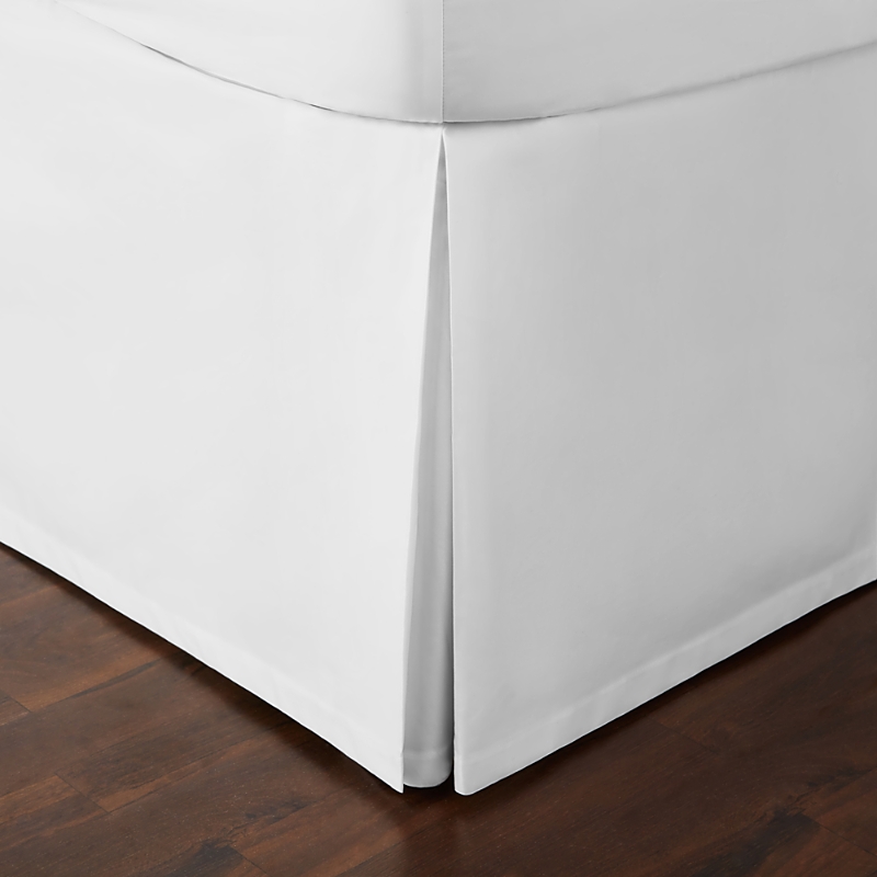 Hudson Park Collection 680tc Sateen Bedskirt, Queen - 100% Exclusive In White