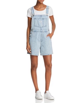 levi's vintage denim shortalls