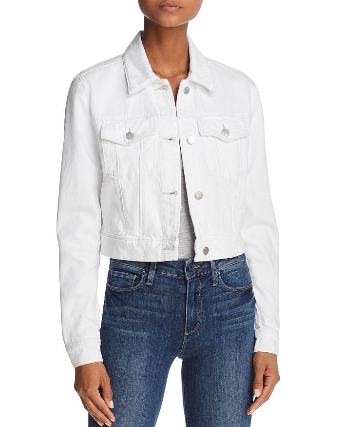 J brand on sale white denim jacket