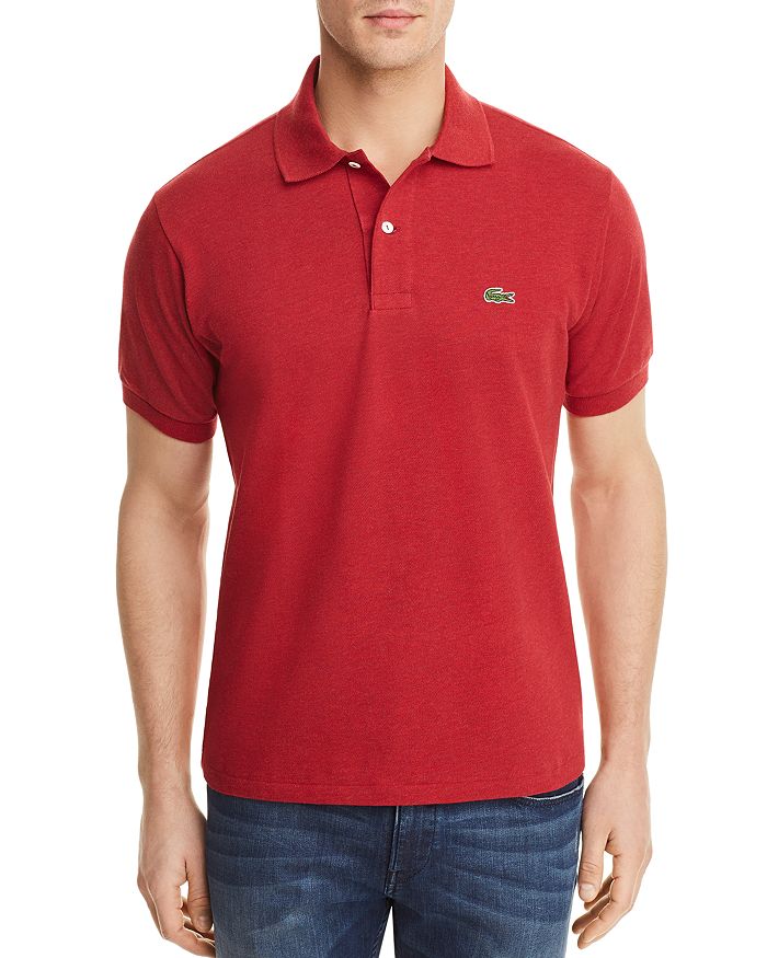 Lacoste Pique Polo - Classic Fit In Revolution Red