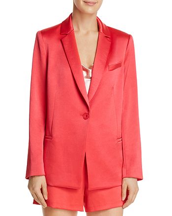 Alice and Olivia Alice + Olivia Bergen One-Button Blazer | Bloomingdale's