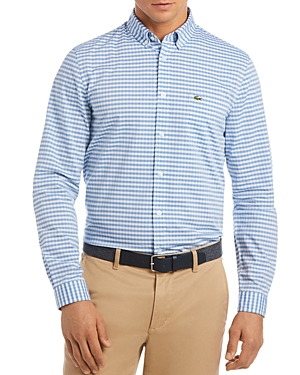 LACOSTE CASUAL LONG SLEEVE BUTTON-DOWN SHIRT,CH9559