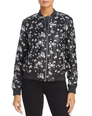 michael kors floral jacket