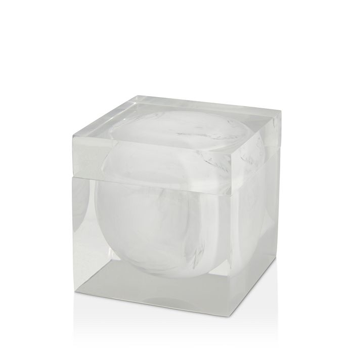 Kassatex Ducale Cotton Jar In White/black