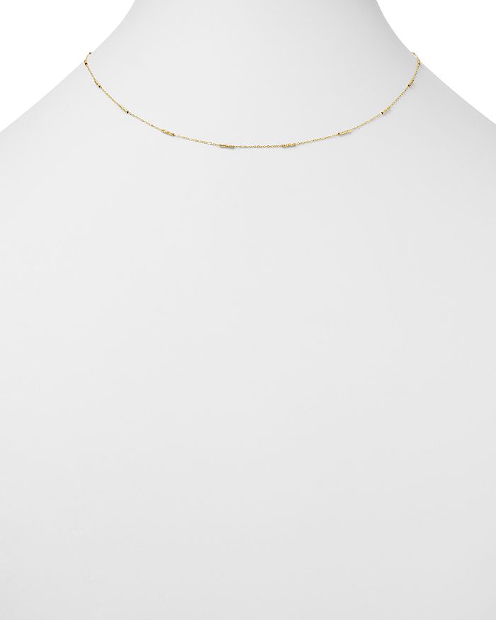 Shop Moon & Meadow Bar Station Necklace In 14k Yellow Gold, 16 - 100% Exclusive