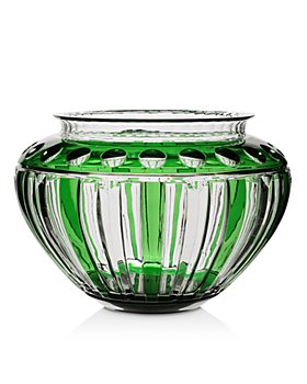 William Yeoward Crystal - Emerald Centerpiece Bowl
