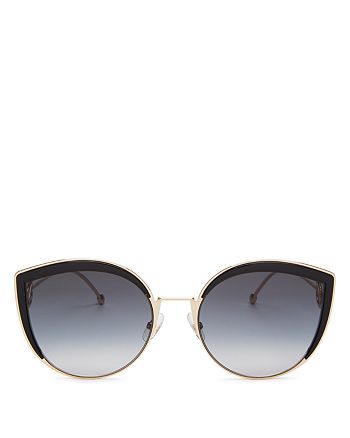 Fendi Women S Oversized Rimless Cat Eye Sunglasses 61mm