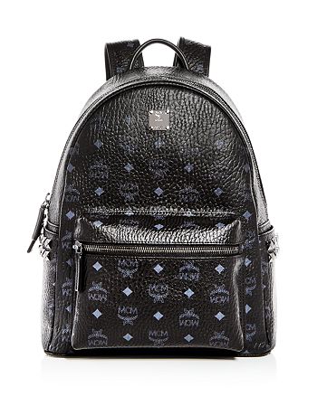 MCM Stark Visetos Medium Studded Backpack | Bloomingdale's