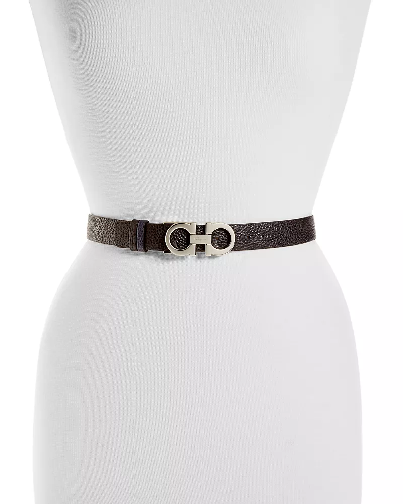 Salvatore Ferragamo Women's Reversible Leather Belt