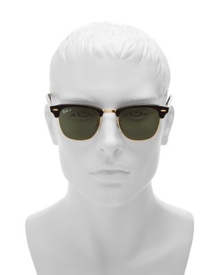  Polarized Classic Clubmaster Sunglasses, 51mm