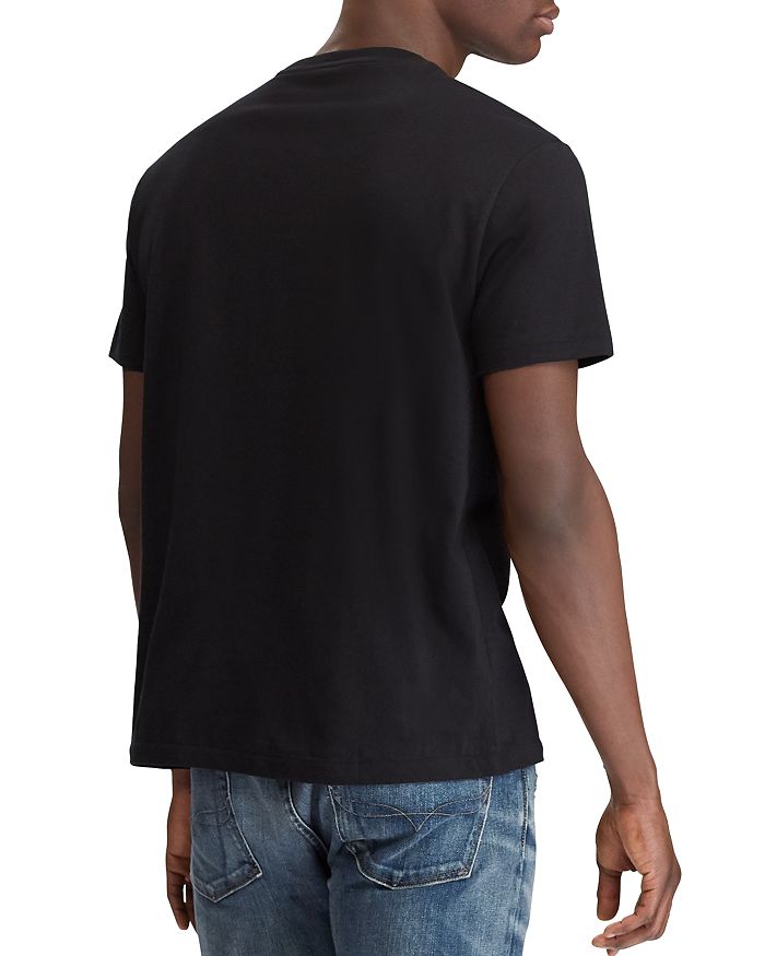 Shop Polo Ralph Lauren Classic Fit V-neck Tee In Black