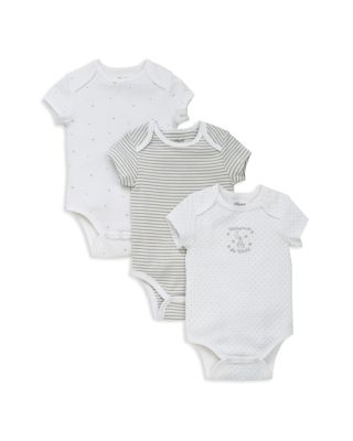Little Me - Boys' Welcome World Bodysuit, 3 Pack - Baby