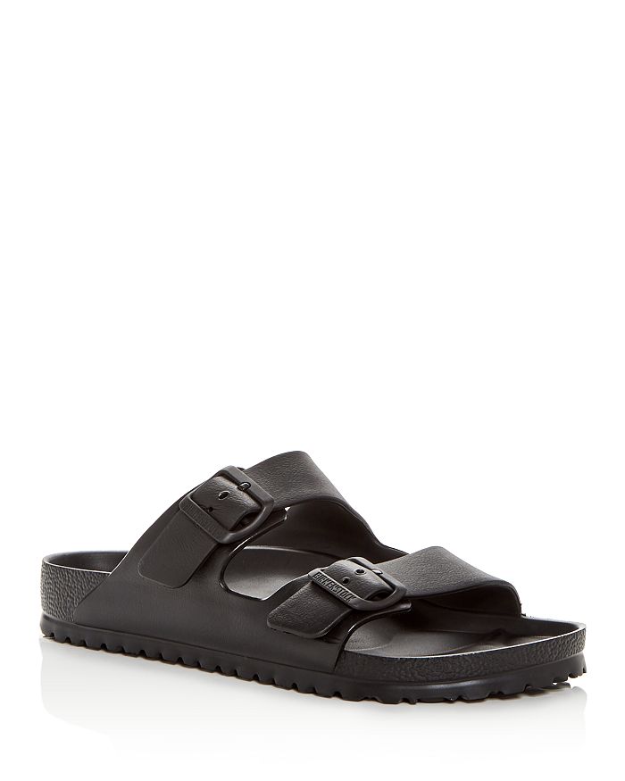 Shop Birkenstock Men's Arizona Eva Essential Slide Sandals In Black
