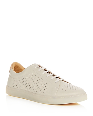 PAIRS IN PARIS PAIRS IN PARIS MEN'S NO. 2 PERFORATED LEATHER LACE UP SNEAKERS - 100% EXCLUSIVE,80050285N2