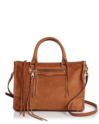 Rebecca Minkoff Regan Nubuck Leather Satchel | Bloomingdale's