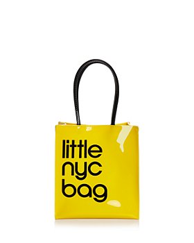 Bloomingdale's Medium Brown Bag Shopping Tote PVC Shopper