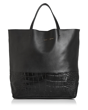 ALICE.D MILANO EXTRA LARGE LEATHER TOTE,80050197MILANOEM