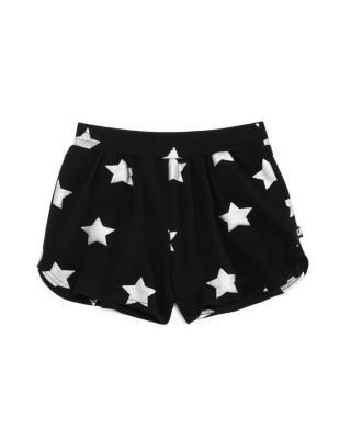 Terez Girls' Silver Star Shorts 