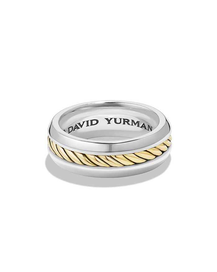 DAVID YURMAN CABLE CLASSICS RING WITH 18K GOLD,R15744MS89