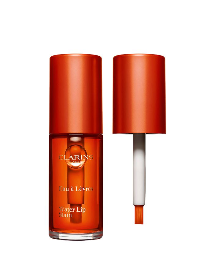 Shop Clarins Water Lip Stain, Long-wearing & Matte Finish In 02 Orange Water