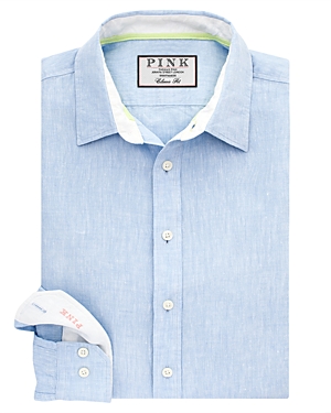 THOMAS PINK MALCOLM PLAIN DRESS SHIRT - BLOOMINGDALE'S CLASSIC FIT,03210090