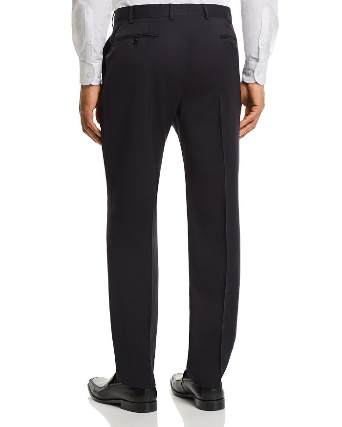 Shop Emporio Armani Tailored Core Classic Fit Pants In Navy