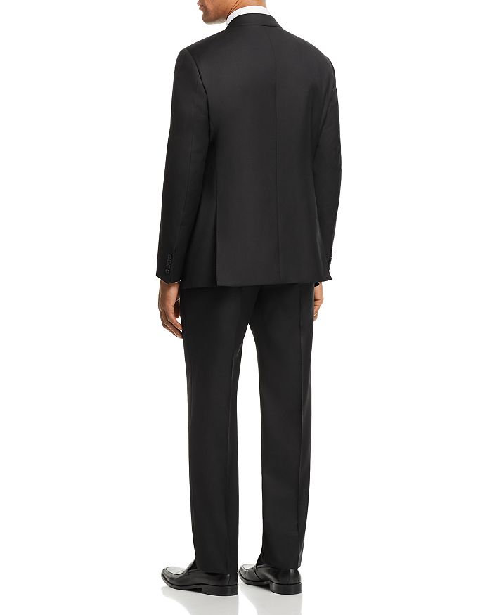 Shop Emporio Armani Solid Core Classic Fit Suit In Black