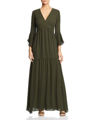 badgley mischka maxi dress