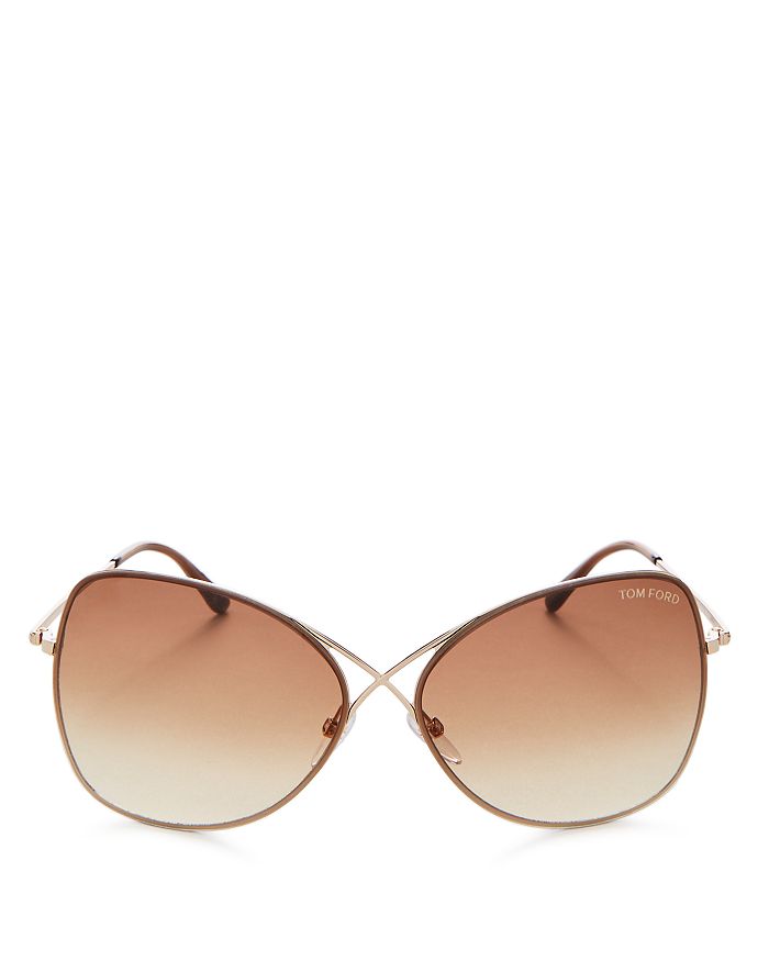 Tom Ford Colette Round Sunglasses, 60mm | Bloomingdale's